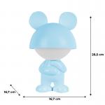 Светильник-ночник LED с аккумулятором Kite Dreamy Mouse K25-315-2-3, голубой