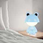 Світильник-нічник LED з акумулятором Kite Cute Froggy K25-316-3-3, блакитний