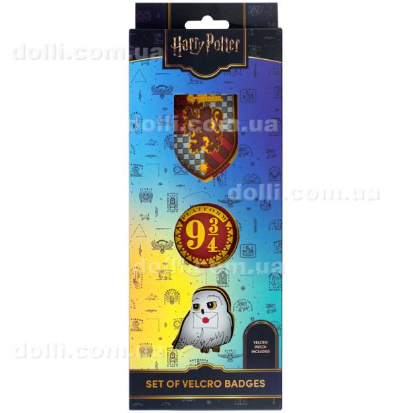 Набор бейджев на липучке Kite Harry Potter HP26-3012, 3 шт.