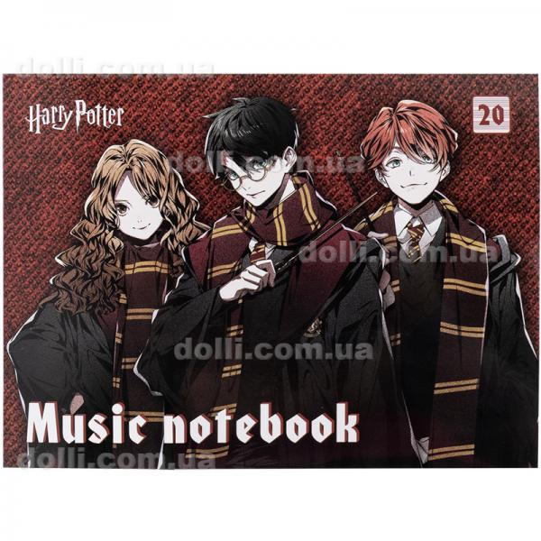 Тетрадь для нот Kite Harry Potter HP25-405, А5, 20 листов