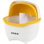 Настольный контейнер для мусора Kite K24-009-8, бело-оранжевый
