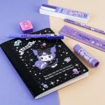 Блокнот з магнітною закладкою Kite Kuromi HK25-192, А5, 60 аркушів, клітинка