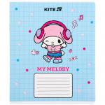 Тетрадь школьная Kite Kuromi HK25-232-4, 12 листов, клетка