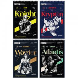 Зошит для малювання Kite DC Comics24-243, 30 аркушів