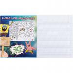 Зошит шкільний Kite SpongeBob SquarePants SB25-235, 12 аркушів, коса лінія