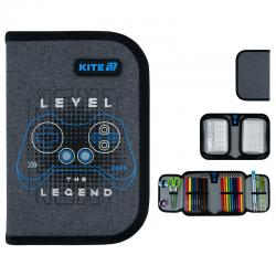 Пенал с наполнением Kite Level UP K26-622H-6, 1 отделение, 2 отворот