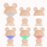 Светильник-ночник LED с аккумулятором Kite Dreamy Mouse K25-315-2-4, персиковый