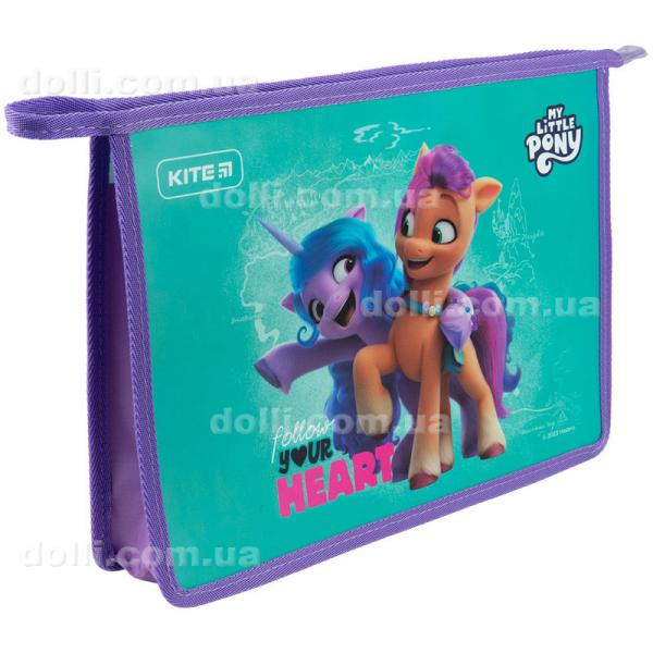 Папка на блискавці Kite My Little Pony LP23-428, A4+