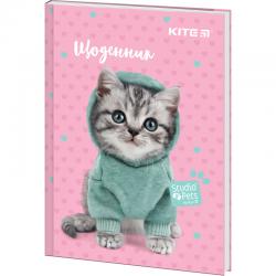 Щоденник шкільний Kite Studio Pets SP22-262-1, тверда обкладинка