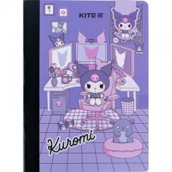 Блокнот с магнитной закладкой Kite Kuromi HK24-192, А5, 60 листов, клетка