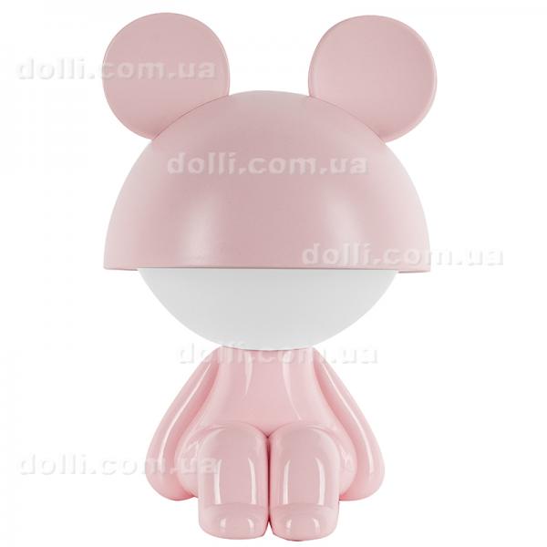 Світильник-нічник LED з акумулятором Kite Cute Mouse K25-316-2-2, рожевий