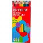 Карандаши цветные трёхгранные Kite Fantasy K22-053-2, 12 цветов