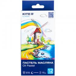 Пастель масляна Kite Classic K-071, 12 кольорів