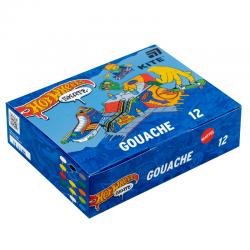Гуаш Kite Hot Wheels Skate HW25-063, 12 кольорів