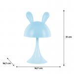 Светильник-ночник LED с аккумулятором Kite Simple Bunny K25-317-1-3, голубой