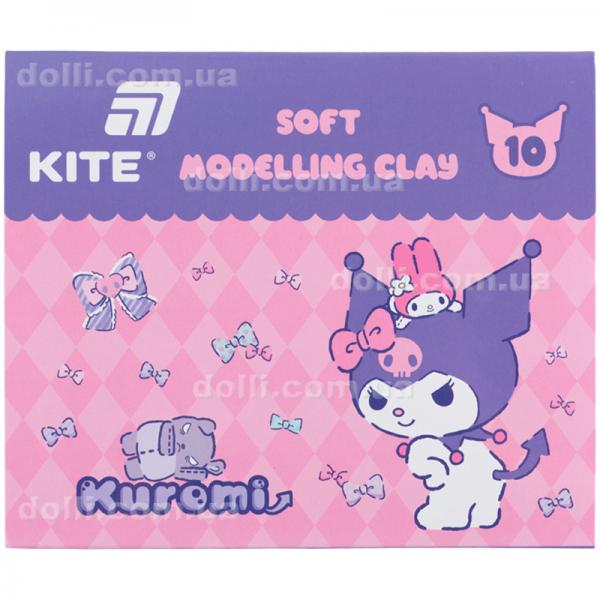 Пластилин восковой Kite Kuromi HK24-084, 10 цветов, 200 г