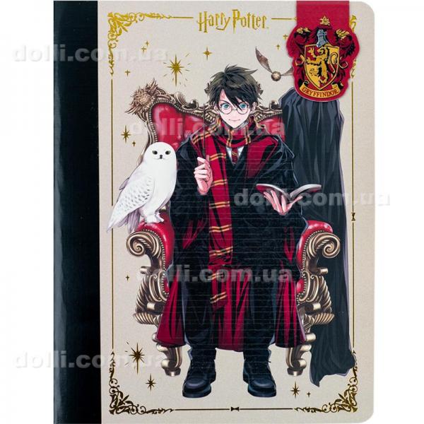 Блокнот с магнитной закладкой Kite Harry Potter HP24-192, А5, 60 листов, клетка