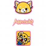 Набір бейджів на липучці Kite Aggretsuko AR26-3012, 3 шт.