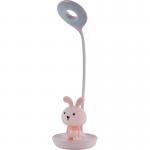 Настільна лампа LED з акумулятором Bunny Kite K24-492-1-2, рожевий