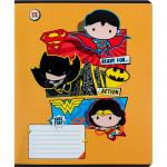 Зошит шкільний Kite DC Comics DC24-234, 12 аркушів, лінія