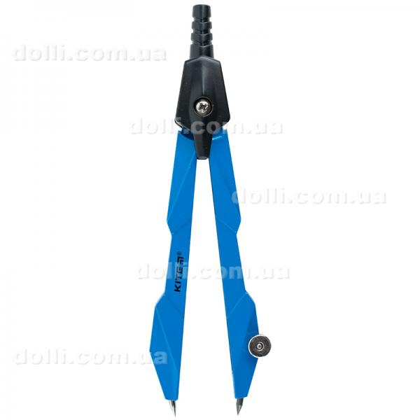 Циркуль металлический + грифель Kite Techno K24-414-02, 120 мм, синий