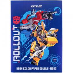 Папір кольоровий неоновий Kite Transformers TF24-252, A4