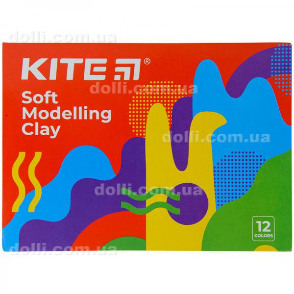 Пластилін восковий Kite Fantasy K22-1086-2, 12 кольорів, 240 г