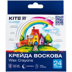 Крейда воскова Kite Classic K-1070, 24 кольори