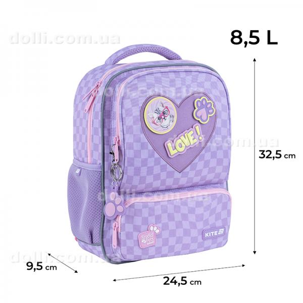 Рюкзак детский Kite Kids Studio Pets SP25-559XS