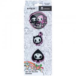 Набор бейджей на липучке Kite tokidoki TK24-3012-1, 3 шт.