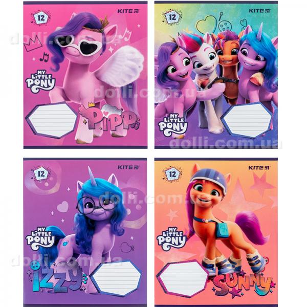 Зошит шкільний Kite My Little Pony LP24-235, 12 аркушів, коса лінія