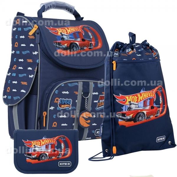 Школьный набор каркасный Kite Education Hot Wheels SET_HW22-501S