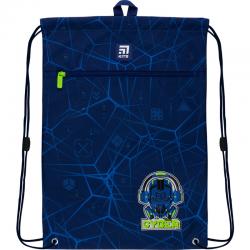 Сумка для взуття з кишенею Kite Education Cyber K22-601M-8