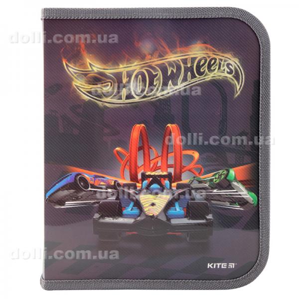 Папка объемная на молнии B5 для тетрадей Hot Wheels HW19-203