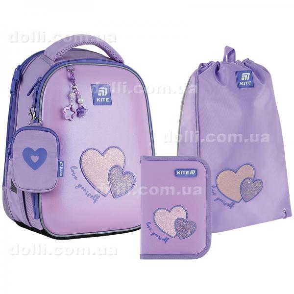 Школьный набор Kite Education Sweetheart SET_K25-555S-7 (рюкзак, пенал, сумка)