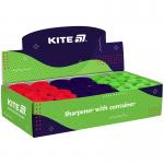Точилка з контейнером Kite Soft K25-370, асорті
