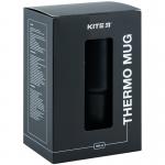 Термокружка з ручкою Kite K24-1207-1, 600 мл, чорна