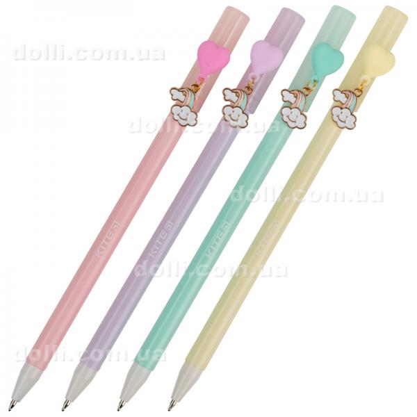 Ручка шариковая Kite Rainbow K22-392, синяя