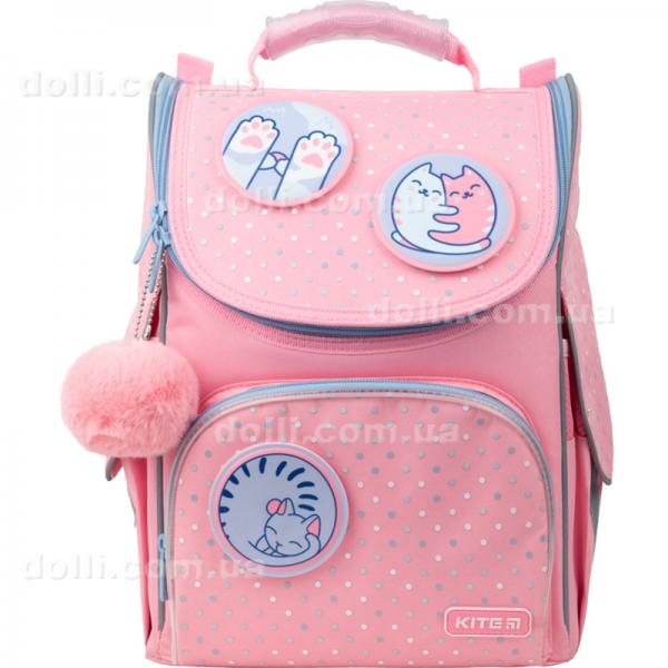 Рюкзак школьный каркасный Kite Education Hugs&Kittens K22-501S-3 (LED)