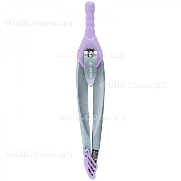 Циркуль металлический + грифель Kite Pastelini K24-413-36, 130 мм, сиреневый