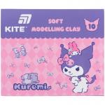 Пластилин восковой Kite Kuromi HK24-084, 10 цветов, 200 г