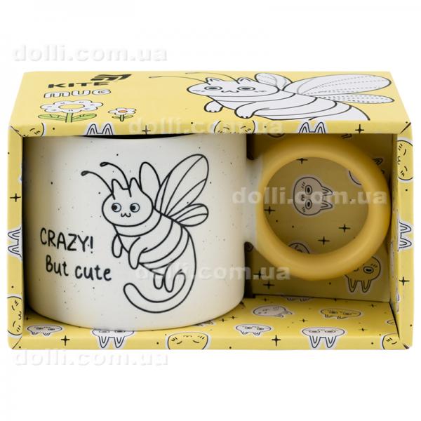 Чашка Kite Crazy cat K25-220-5, 370 мл