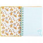 Блокнот на спіралі Kite Garfield GF25-190, A5, 80 аркушів, клітинка