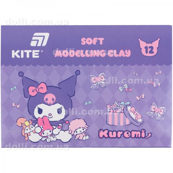 Пластилін восковий Kite Kuromi HK24-1086, 12 кольорів, 240 г