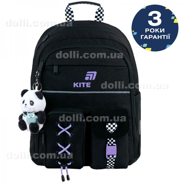 Рюкзак шкільний Kite Education Panda Love K26-584M-2