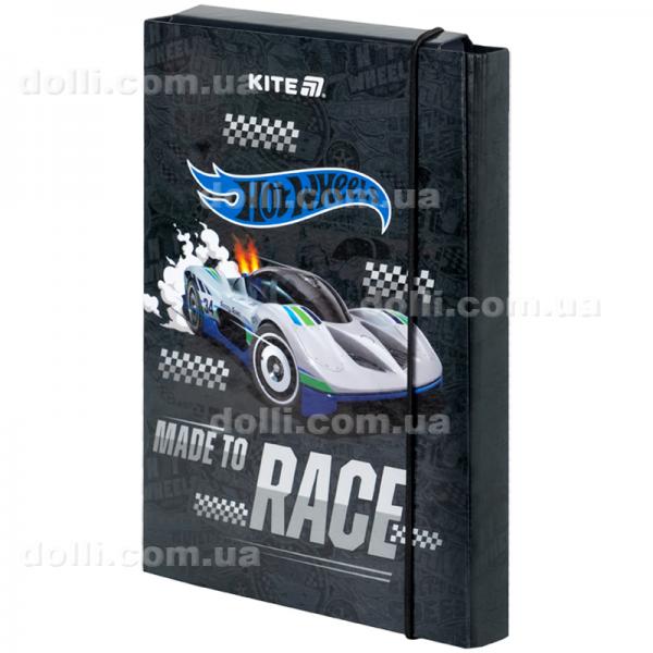 Папка для зошитів на гумці Kite Hot Wheels HW25-210-1, картон