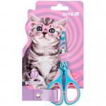 Ножницы детские с резиновыми вставками и рисунком на лезвии Kite Studio Pets SP25-148, 13 см