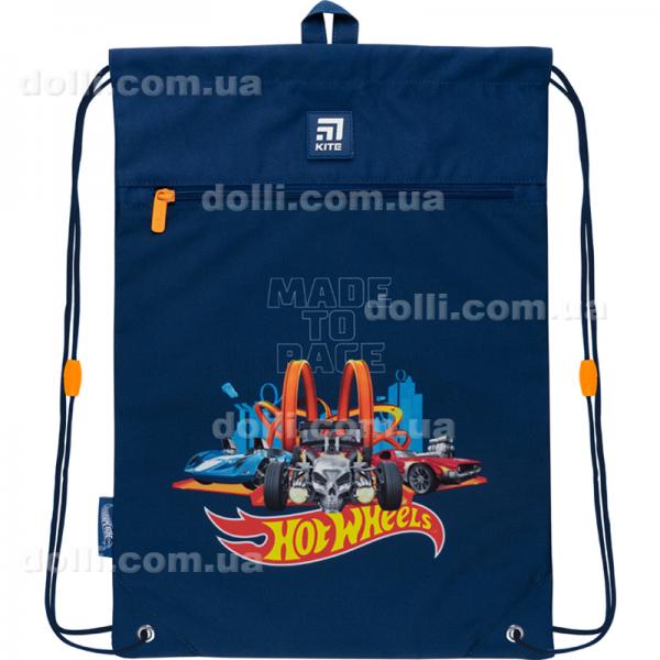 Сумка для взуття з кишенею Kite Education Hot Wheels HW22-601M-2