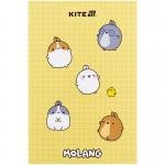 Блокнот Kite Molang ML25-193, термобиндер, A5, 64 листа, нелинованный