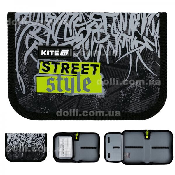 Пенал без наповнення Kite Street Style K25-621-6, 1 відділення, 1 відворот